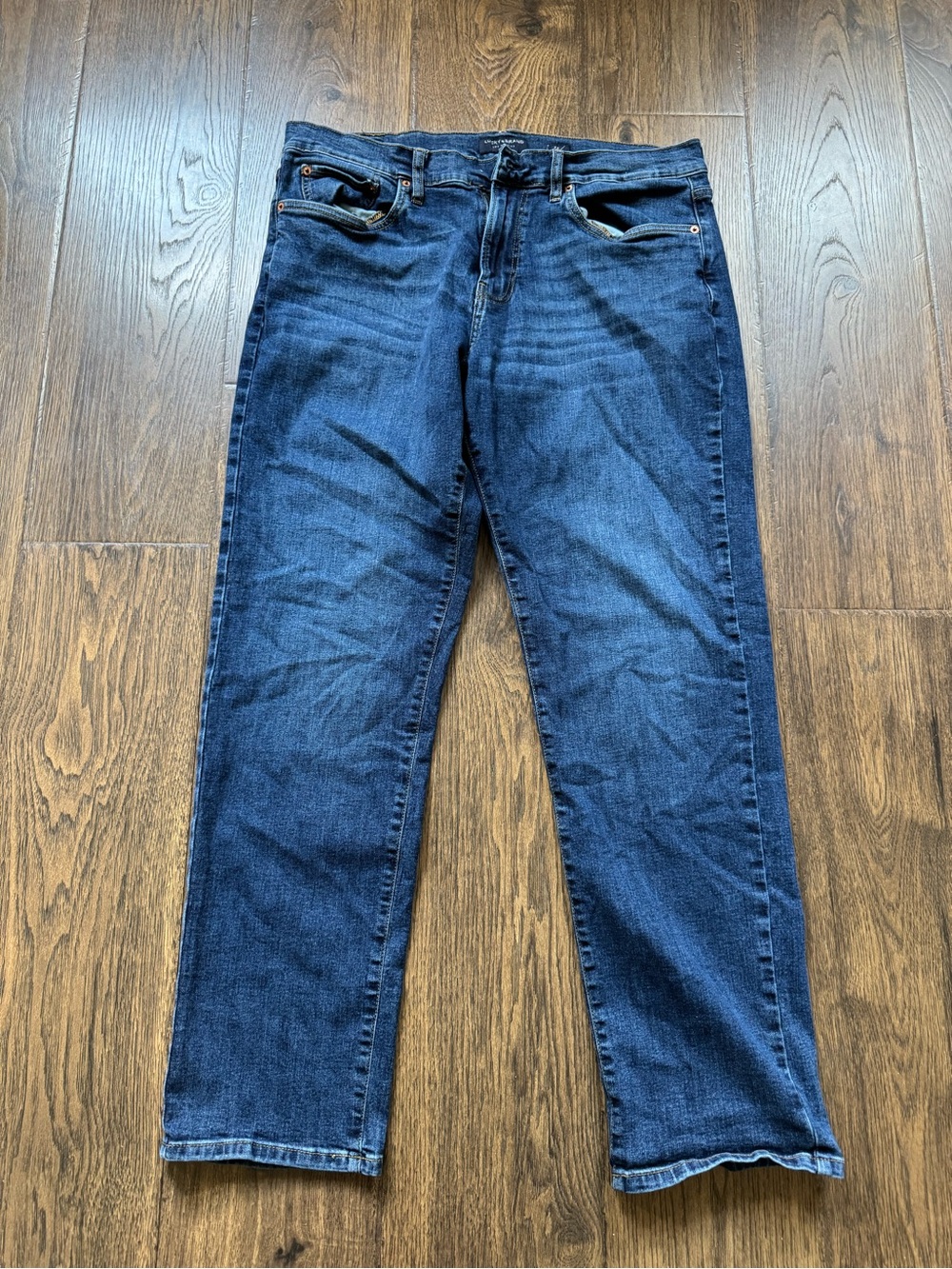 Lucky Brand Men's Deep Indigo Straight Jeans